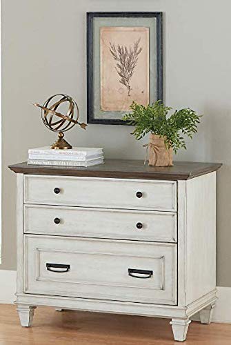 Martin Furniture Hartford Lateral File Cabinet, Brown - Fully Assembled