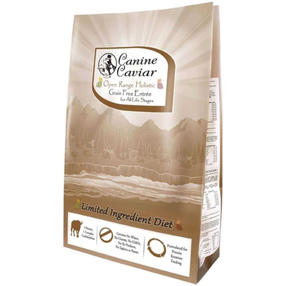 Canine Caviar Open Range Limited Ingredient Alkaline Entree All Life Stages Dry Dog Food - Pet Supplies online store