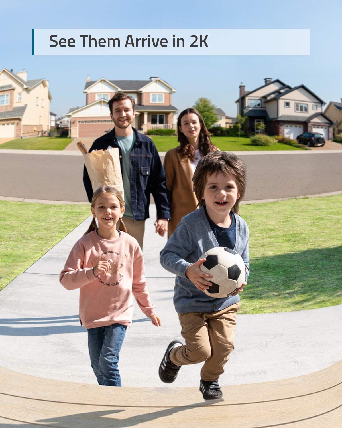 eufy Security, Video Doorbell (Battery-Powered) Kit, 2K Resolution, 180-Day Battery Life, Encrypted Local Storage, No Monthly Fees, HomeBase with High-Power Wi-Fi and Built-in Storage