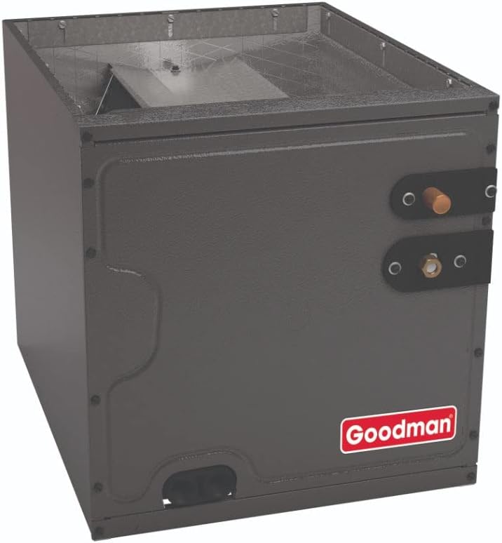 Goodman 2.5 Ton 14.5 SEER2 Single Stage Air Conditioner GSXH503010 and 40,000 BTU 80% AFUE Multi-Speed Gas Furnace GM9S800403AU Upflow System with CAPTA3022A4