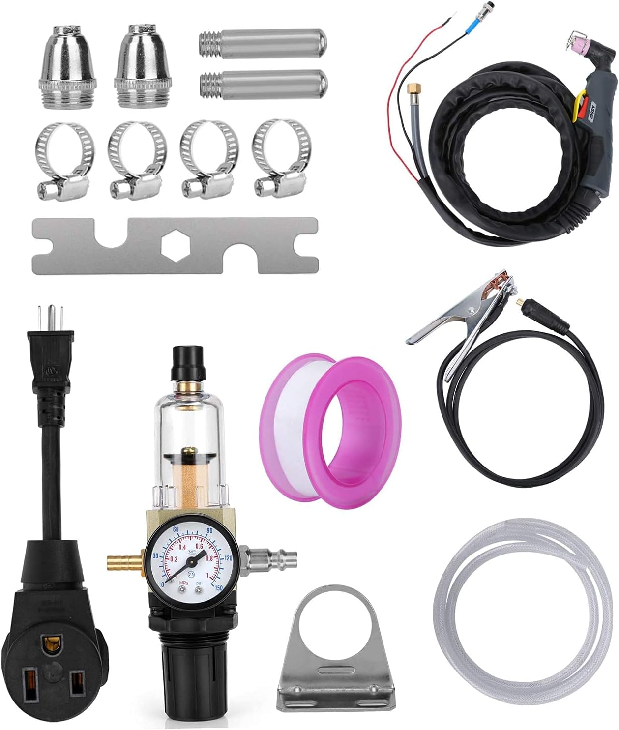FLARING Plasma Cutter 50 AMP 110V/220V 1/2'' Clean Cut Max 16MM IGBT High Frequency Inverter Plasma Cutting Machine for Car Frame,Carbon Steel,Stainless Steel,Thin Copper,Aluminum