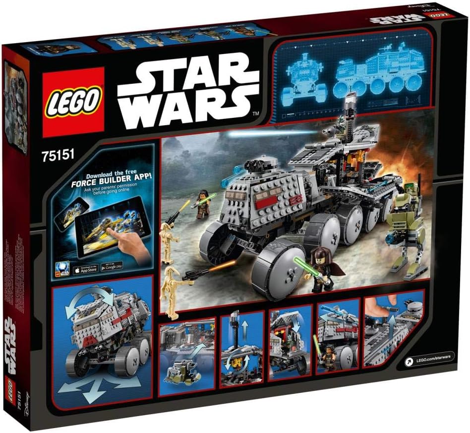 LEGO Star Wars Clone Turbo Tank with Jedis, Battle Droids, and AT-RT | 75151
