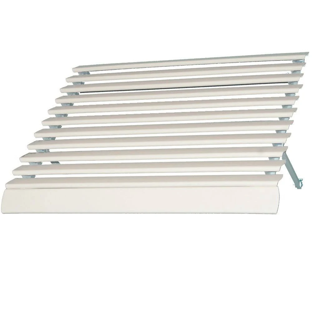 Americana Building Products Aluma Vue 66-in Wide x 28.75-in Projection White Solid Open Slope Low Eave Window Fixed Awning | AVU