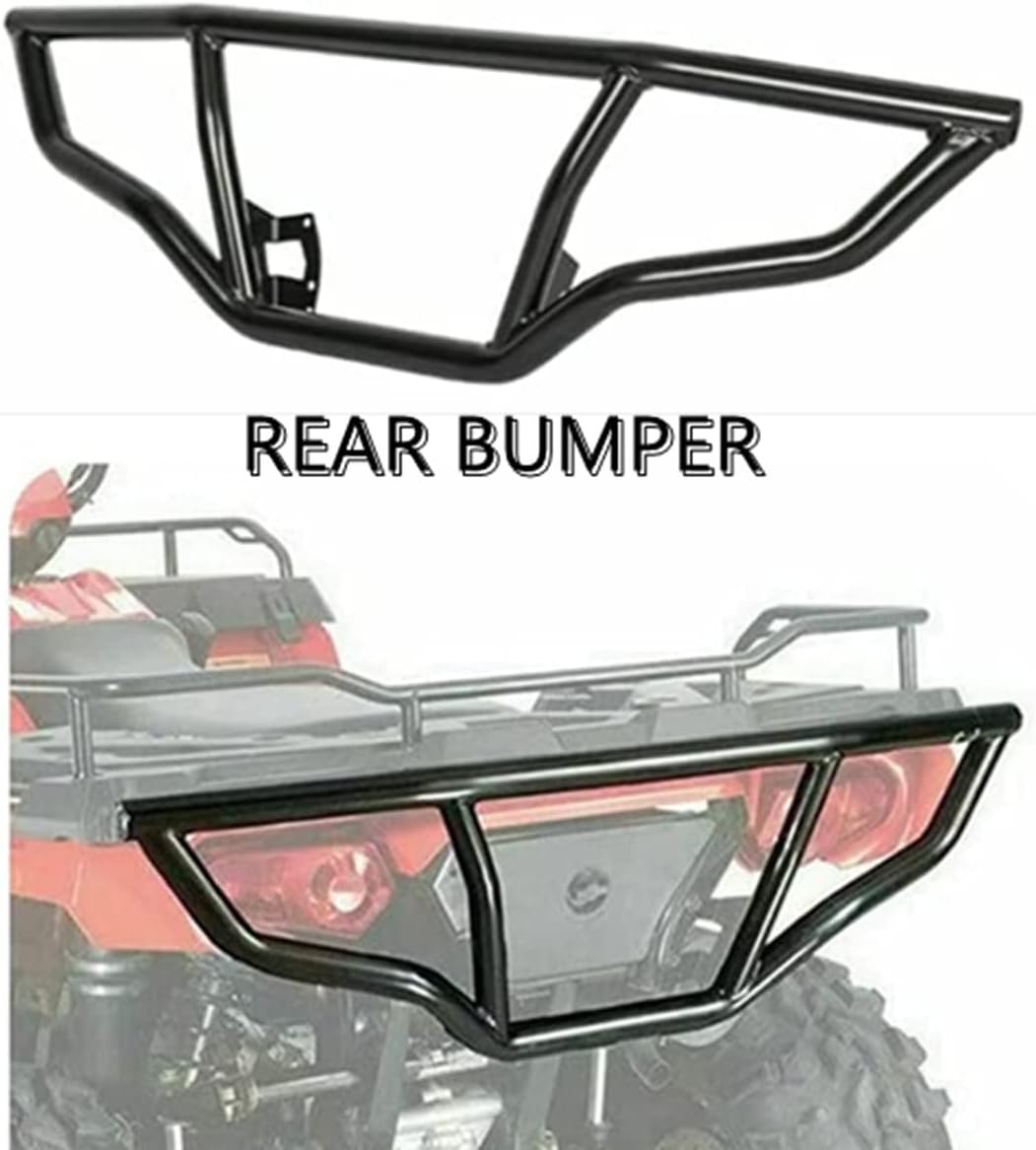 KINTOP ATV Front and Rear Bumper Fit for 2014-2020 Polaris Sportsman 450 570 and ETX Brush Bumper Protector, 2pcs