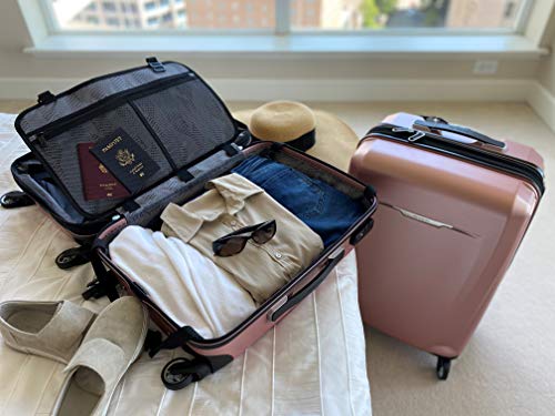 Samsonite Winfield 3 DLX Hardside Expandable Luggage with Spinners, Silver, Carry-On 20-Inch
