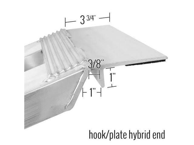 3000 lb Capacity per Axle Aluminum Auto Hauler Loading Ramps 48x22 x 12x22 x 2x22