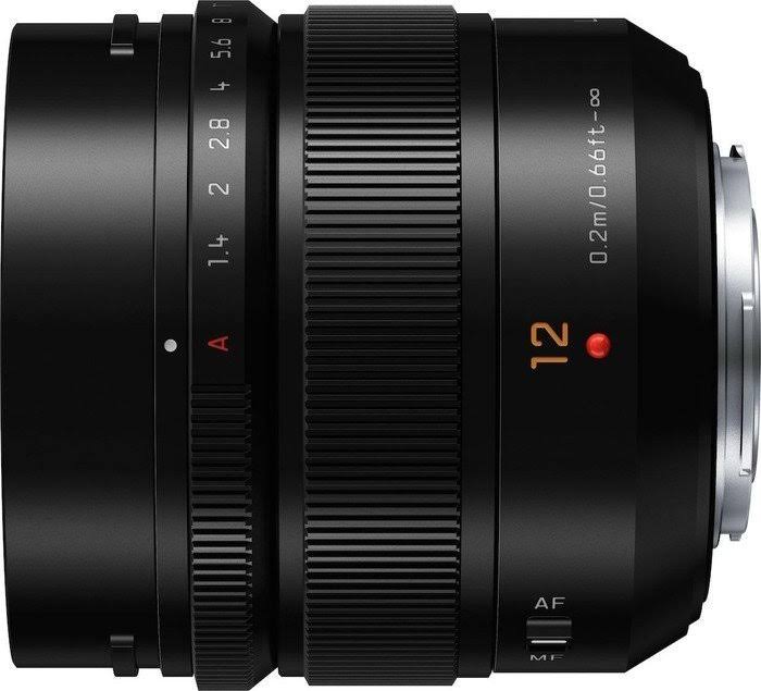 Leica DG Summilux Lens for Micro Four Thirds - 12mm-12mm - F/1.4 - Black