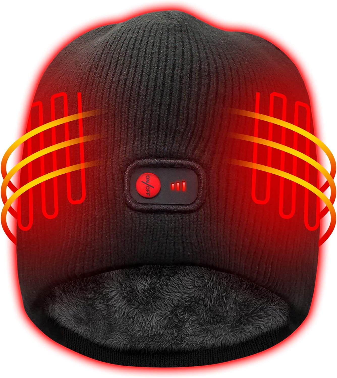 Autocastle Heated Hat Rechargeable Battery Heat Cap,3 Heat