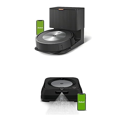 iRobot Roomba j6+ (6550) Self-Emptying Robot Vacuum – Identifies and avoids pet Waste & Cords, Empties Itself for 60 Days, Smart Mapping, Compatible with Alexa, Ideal for Pet Hair