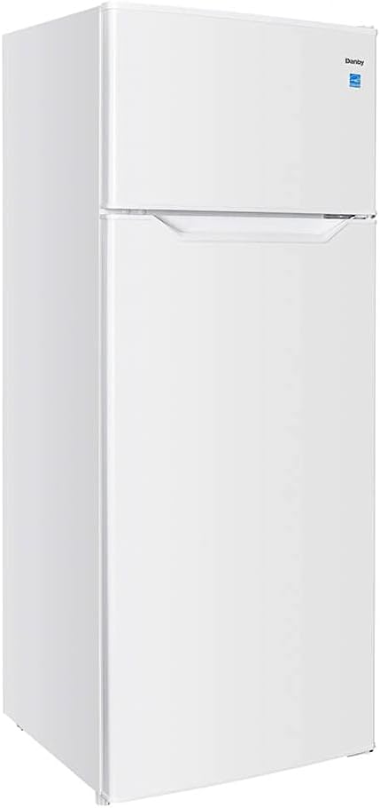 Danby DPF074B2WDB-6 7.4 cu ft. Apartment Size Fridge Top Mount in White
