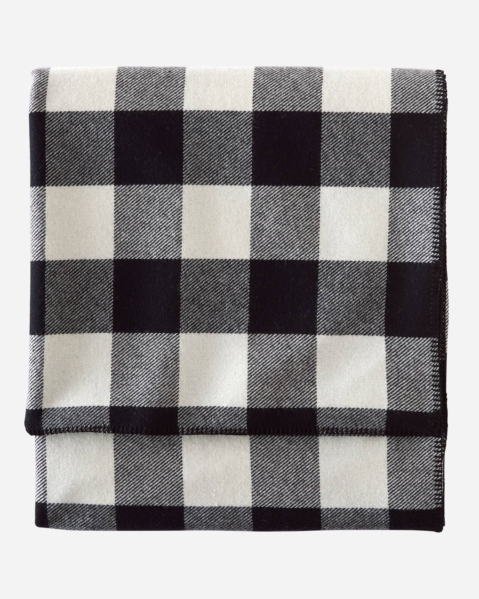 Pendleton, Eco-Wise Washable Wool Blanket, Queen, Rob Roy Ivory