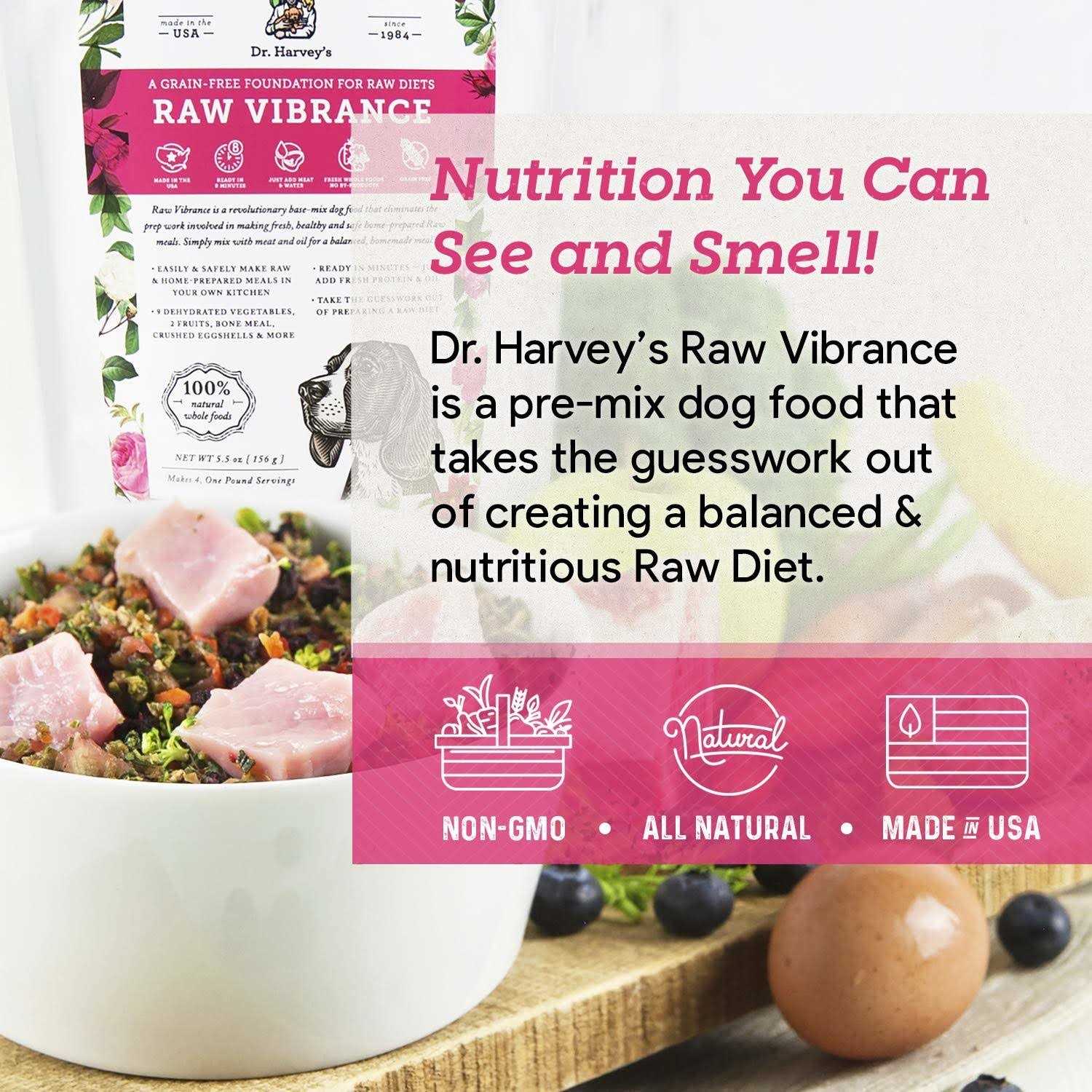 Dr. Harvey's Raw Vibrance Dog Food - Pet Supplies online store