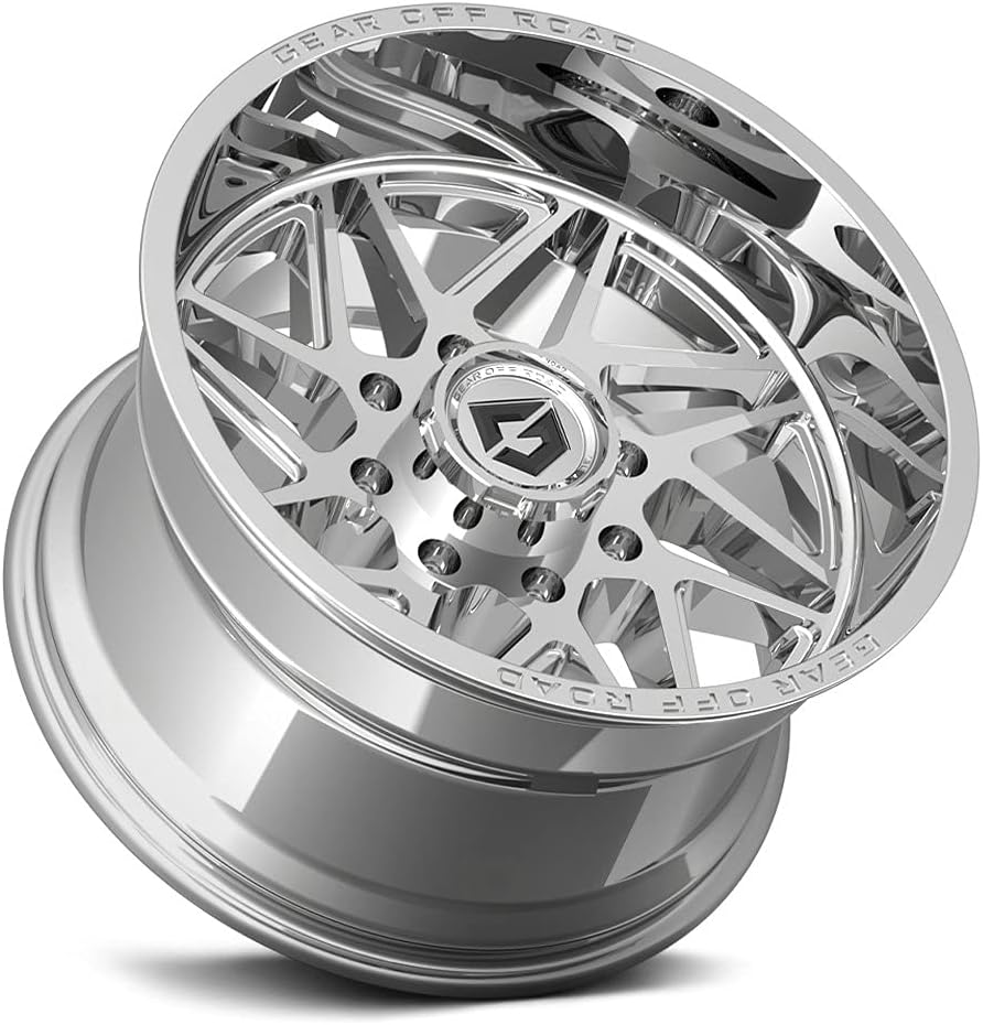 Gear Off Road 761C Ratio 22x10 6x135/6x5.5" -19mm Chrome Wheel Rim 22" Inch
