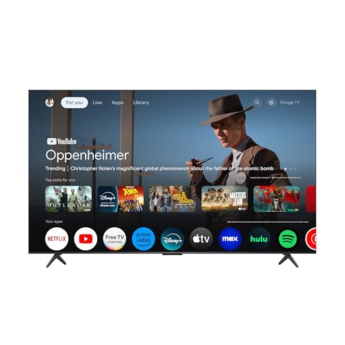TCL 65-Inch Class QM6K Series QD-Mini LED 4K UHD Google Smart TV Best Value Mini-LED TV - QLED, 144hz, 288hz Gaming Rate, High Contrast Screen, Onkyo Audio, Dolby Atmos (65QM6K, 2025 Model)