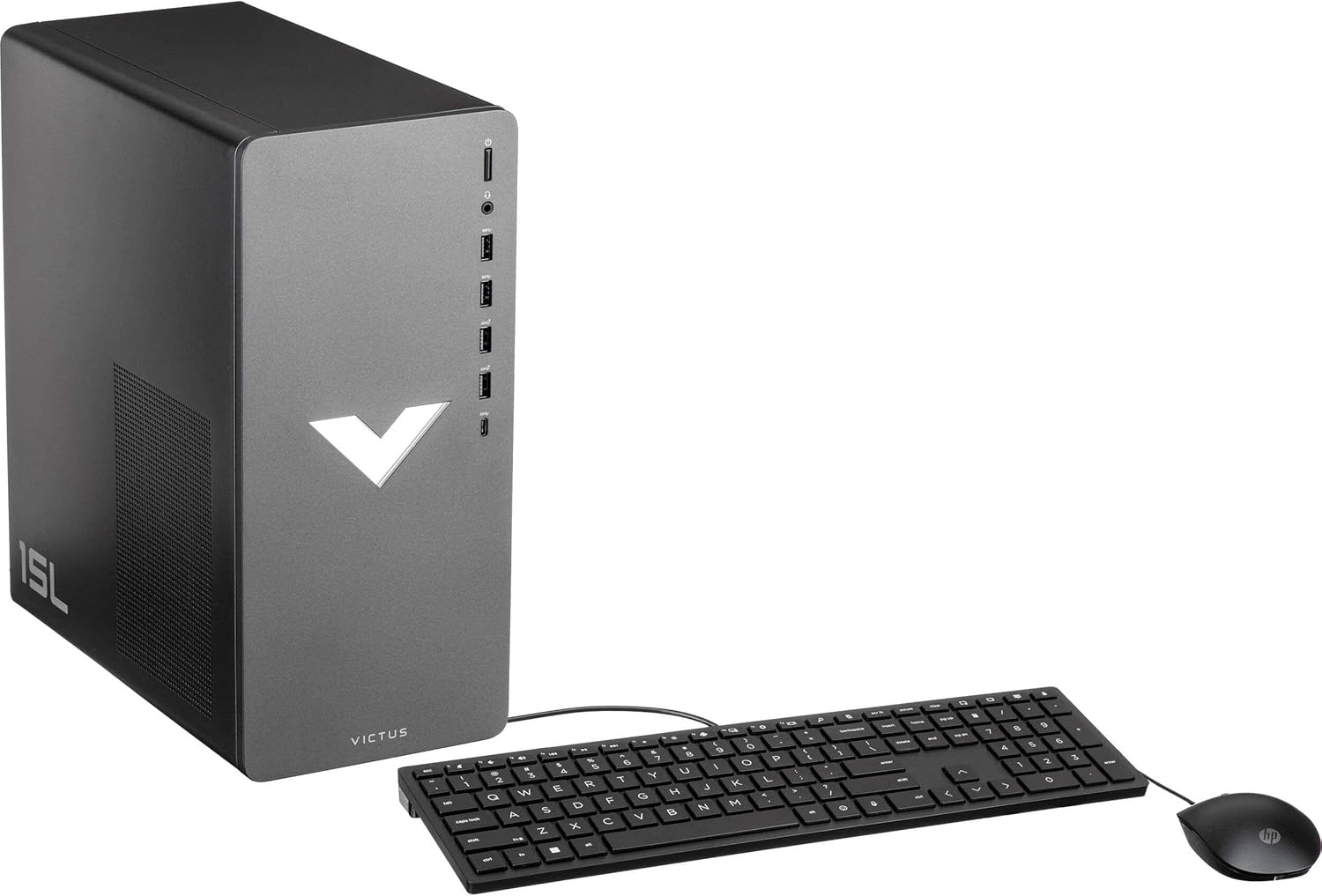 HP Victus 15L Gaming Desktop Computer - 12th Gen Intel Core i7-12700K up to 5.0 GHz Processor, 16GB DDR4 RAM, 1TB NVMe SSD + 1TB HDD, GeForce RTX 3050 8GB GPU, Wi-Fi 6 + Bluetooth, Windows 11 Home