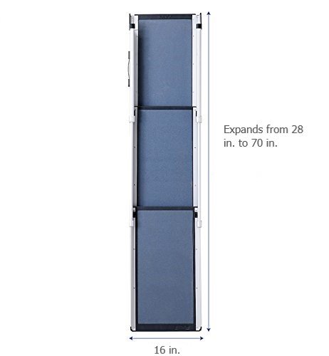 PetSafe Deluxe Telescoping Pet Ramp, X-Large, 47 in. - 87 in., Portable Lightweight Aluminum Dog and Cat Ramp