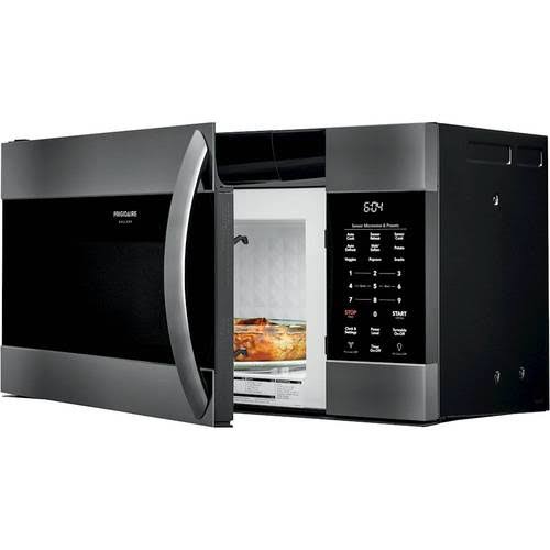 Frigidaire Gallery 1.7 Cu. ft. Black Stainless Steel Over The Range Microwave-FGMV17WNVD