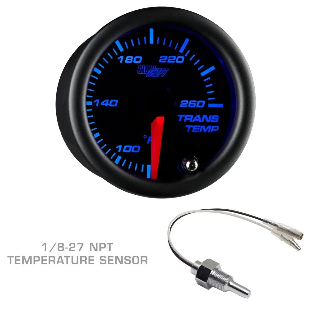 GlowShift 2003-2009 Dodge Ram Cummins Taupe Triple Gauge Package with Black 7 Color DS10 Gauge Set