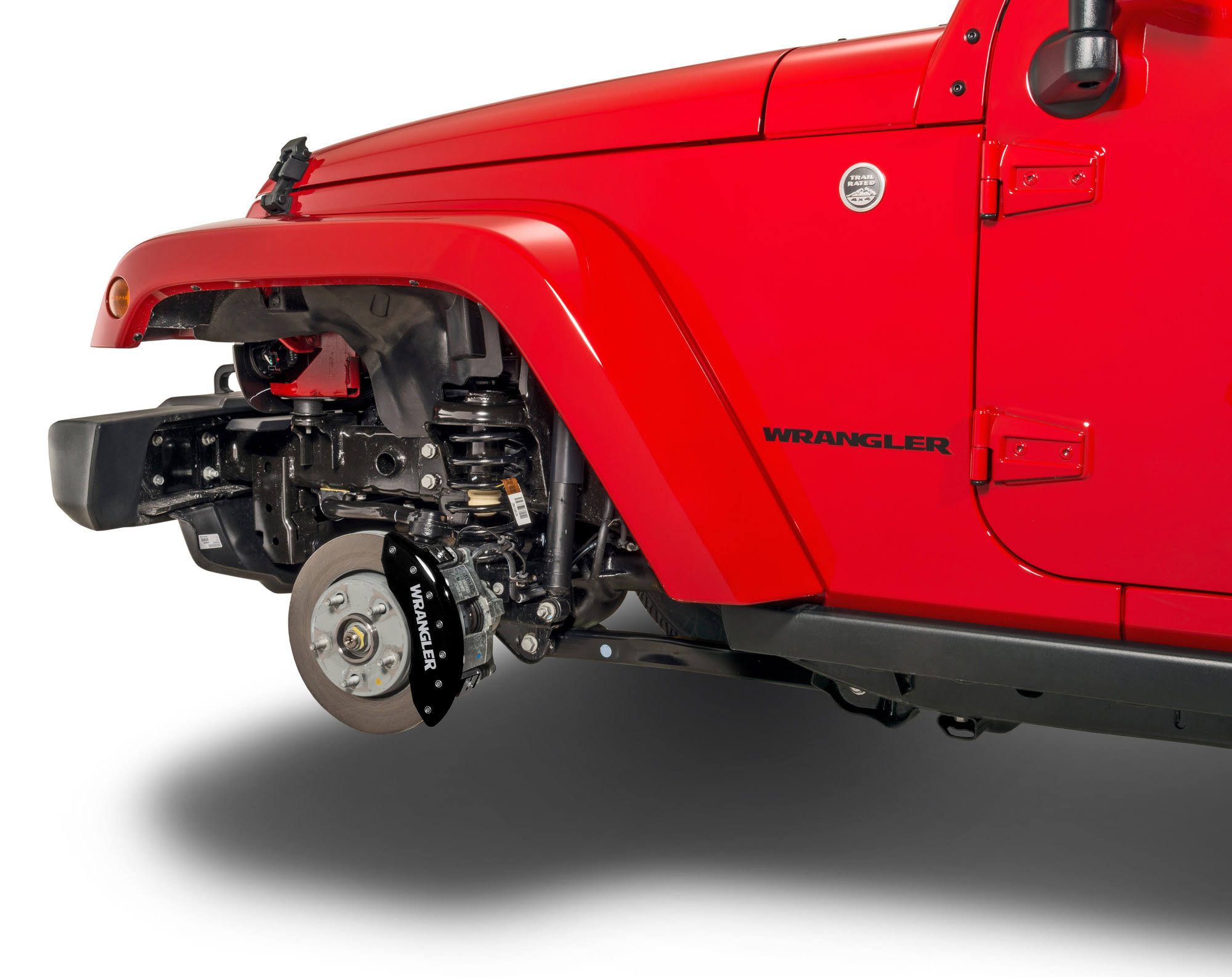 MGP Caliper Covers Jeep Wrangler (Red)