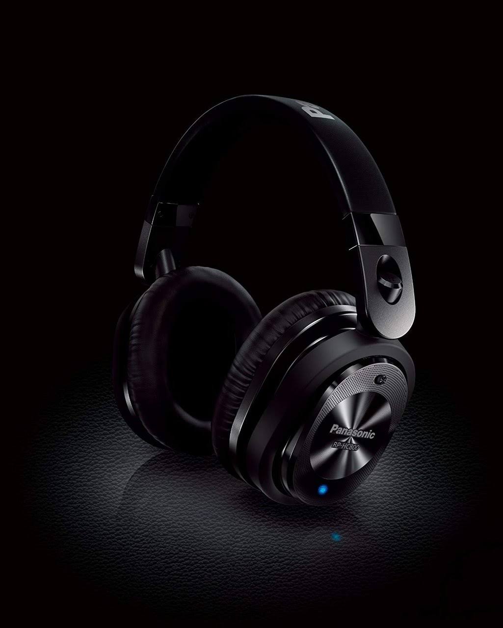 Panasonic RP-HC800E-K High End Noise Cancelling Headphones - Gloss Black