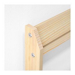 Ikea's Neiden Bed frame Bundle with Cleaning Cloth (Twin)