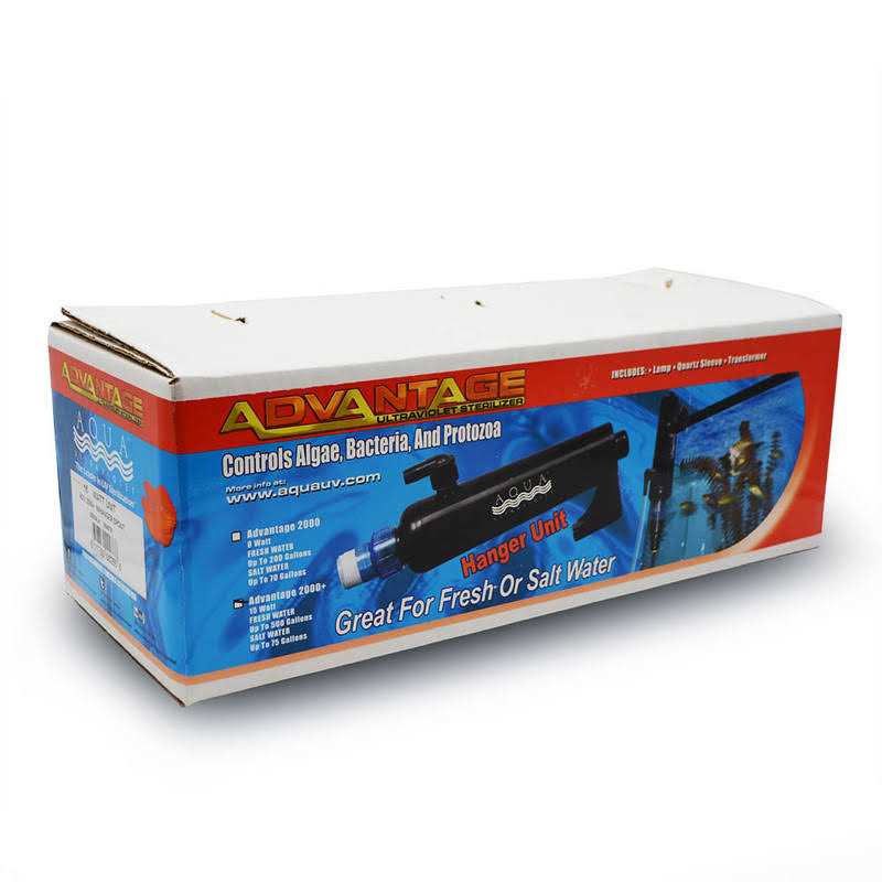 Aqua Ultraviolet Advantage 2000+ Hanger UV Sterilizer 15-Watt - Pet Supplies online store
