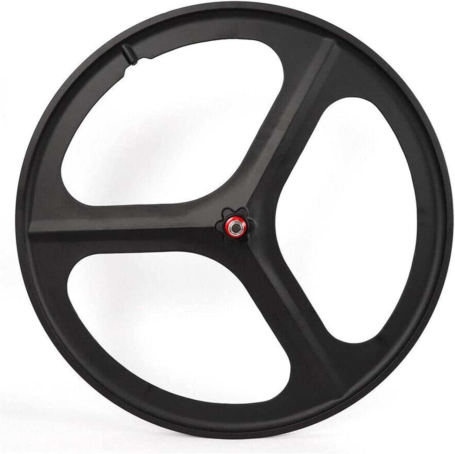 Bicycle Bike Wheel, 700C Fixed Gear Wheels, 26" Fixed Gear Bicycle Wheelset 3 Spoke Rim Single Speed Front Rear Fixie Bicycle Wheels Track Wheel Clincher Type Bike Wheel,(Front & Rear) White