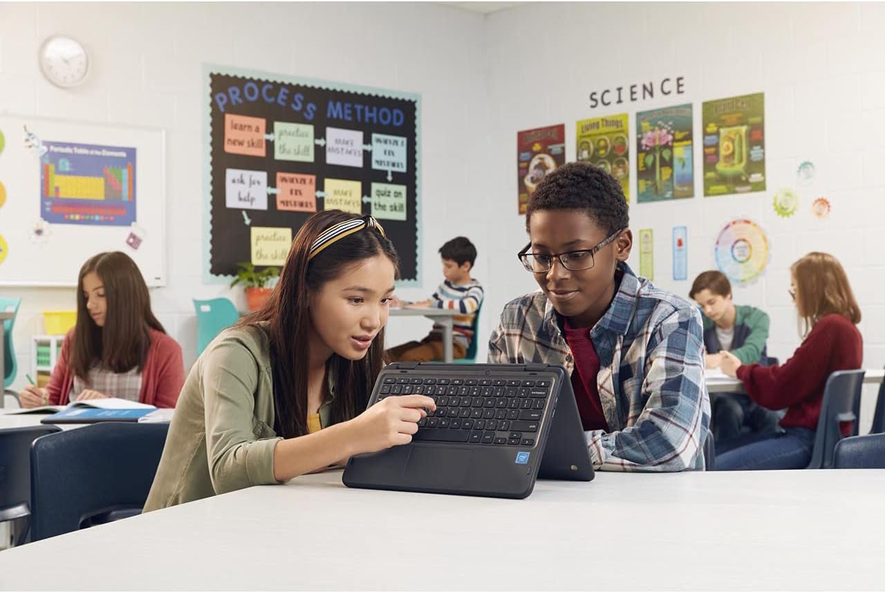 Dell Chromebook 11 3100 11.6" Touchscreen 2 in 1 Chromebook - HD - 1366 x 768 - Intel Celeron N4020 Dual-core (2 Core) - 4 GB RAM - 32 GB Flash Memory