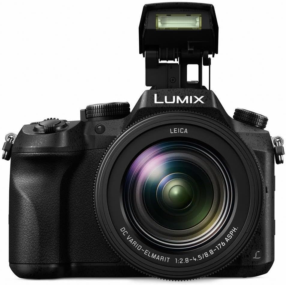 Panasonic LUMIX FZ2500 4K Point and Shoot Camera, 20X LEICA DC VARIO-ELMARIT F2.8-4.5 Lens, 21.1 Megapixels, 1 Inch High Sensitivity Sensor, 422 10-bit, HDMI Out, DMC-FZ2500 (USA BLACK)