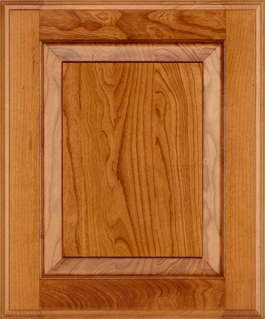 Schuler Cabinetry Princeton 14.5-in W x 17.5-in H Pecan Cherry Kitchen Cabinet Sample in Brown | LKSCH.PRN.CHY.PCN