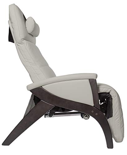 Svago ZGR Newton SV-630 Dual Power Infinite Position Zero Anti Gravity Recliner Chair with Heat and Air Massage - Coffee Mahogany Brown Top Grain Leather