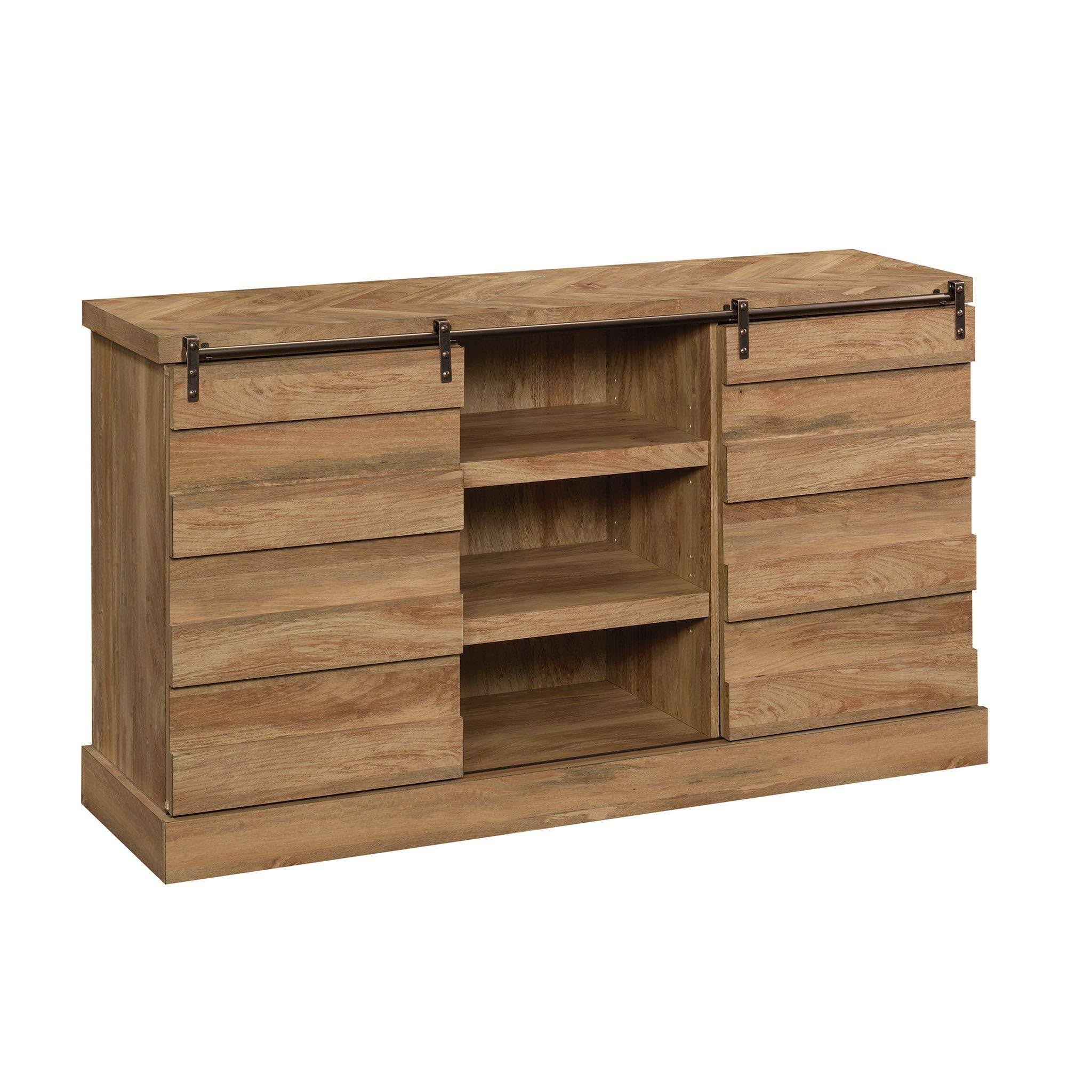 Sauder Cannery Bridge Credenza - Sindoori Mango