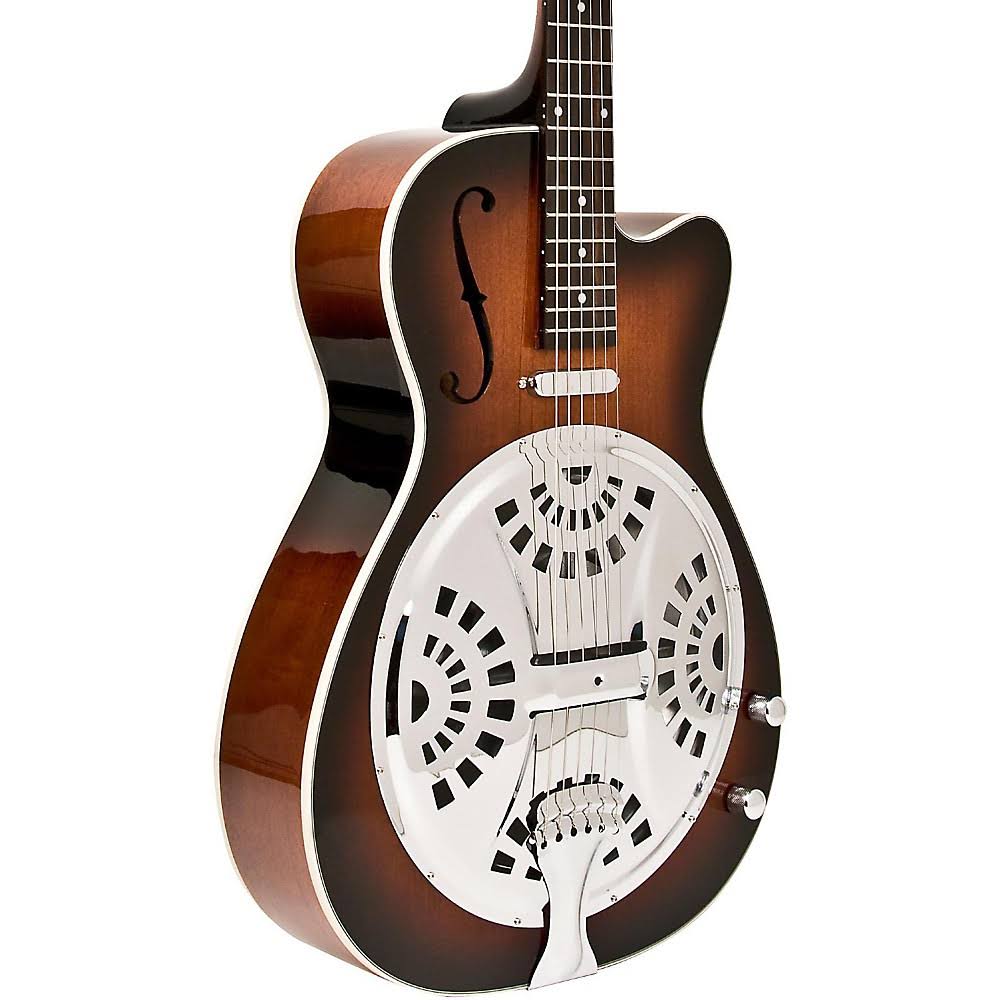 Washburn R15RCE Resonator - Vintage Sunburst Guitar