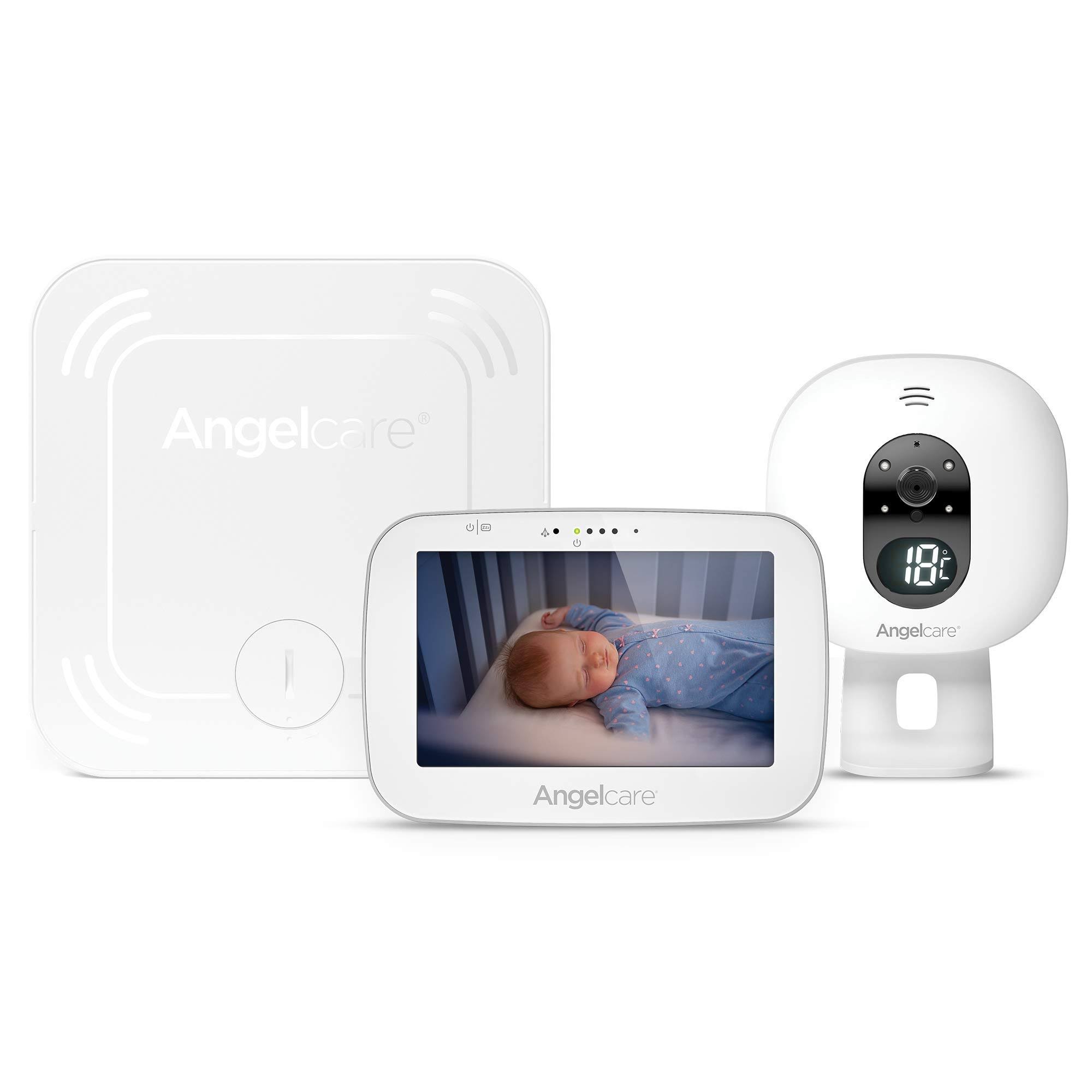 Angelcare AC527 Baby Breathing Monitor with Video, White