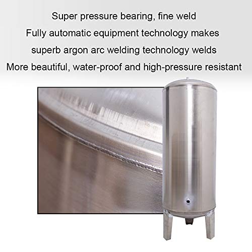 Fully automatic 304 stainless steel pressure tank container, Expansion tank for water supply pressure vessel of domestic water plant, Well water pressurized water tank reverse osmosis storage tank