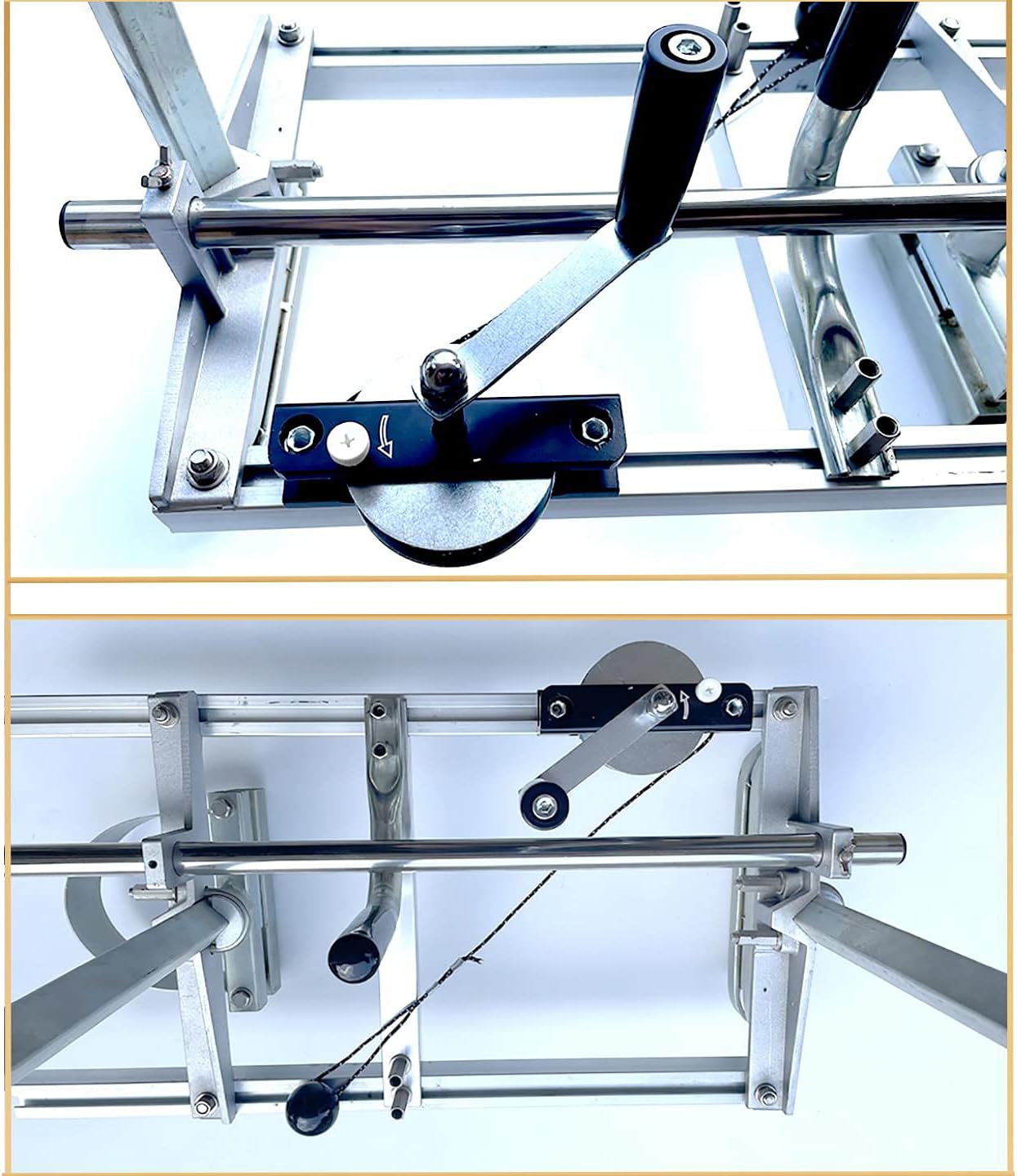 LAJIAOZ Winch System The Manual Winch for The Chainsaw Mill - Makes Milling Easier,Cut Smoother and Save Effort,Allowing You to Directly Cut Logs from One End to The Other End(with Nuts and Bolts) Pack of 2