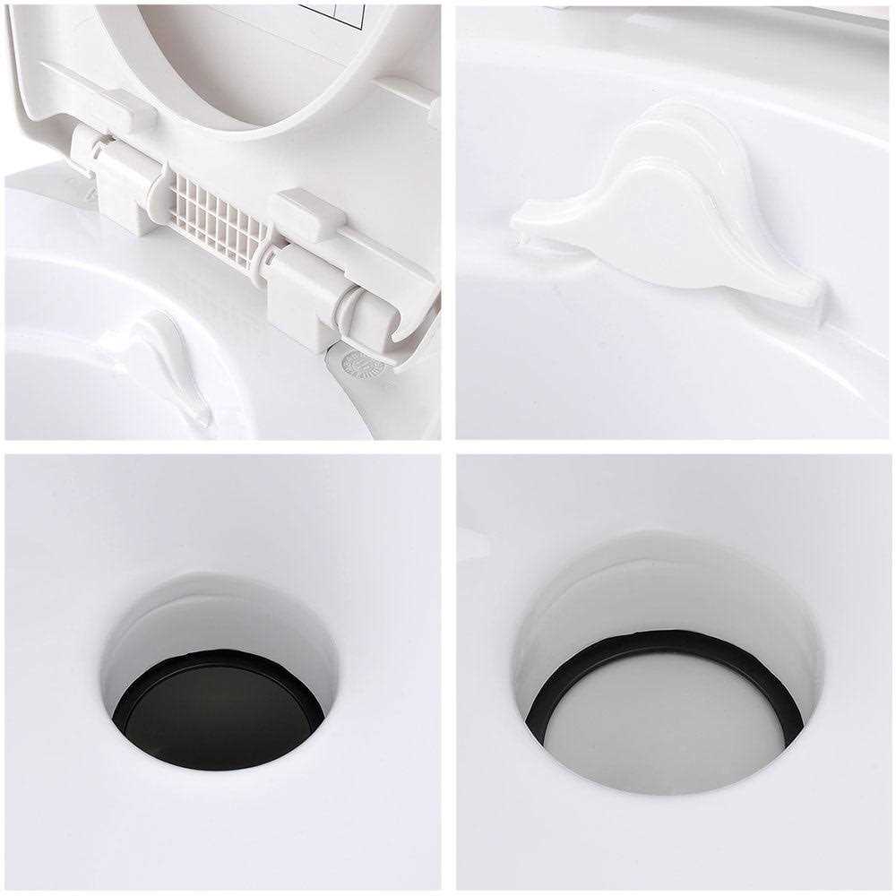 Yescom Gravity Flush Toilet RV Toilet Foot Pedal Flush HDPE 20 High Profile Motorhome Caravan Travel - Shop Hardware Tools Online Store