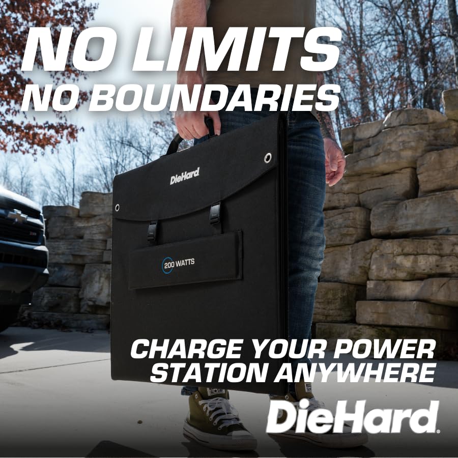 DieHard Portable Power Station 300-Watt (600-Watt Peak) - Quiet, Lightweight Solution for Home Backup, Weather Emergencies, Outdoor Recreation, Jobsite and more