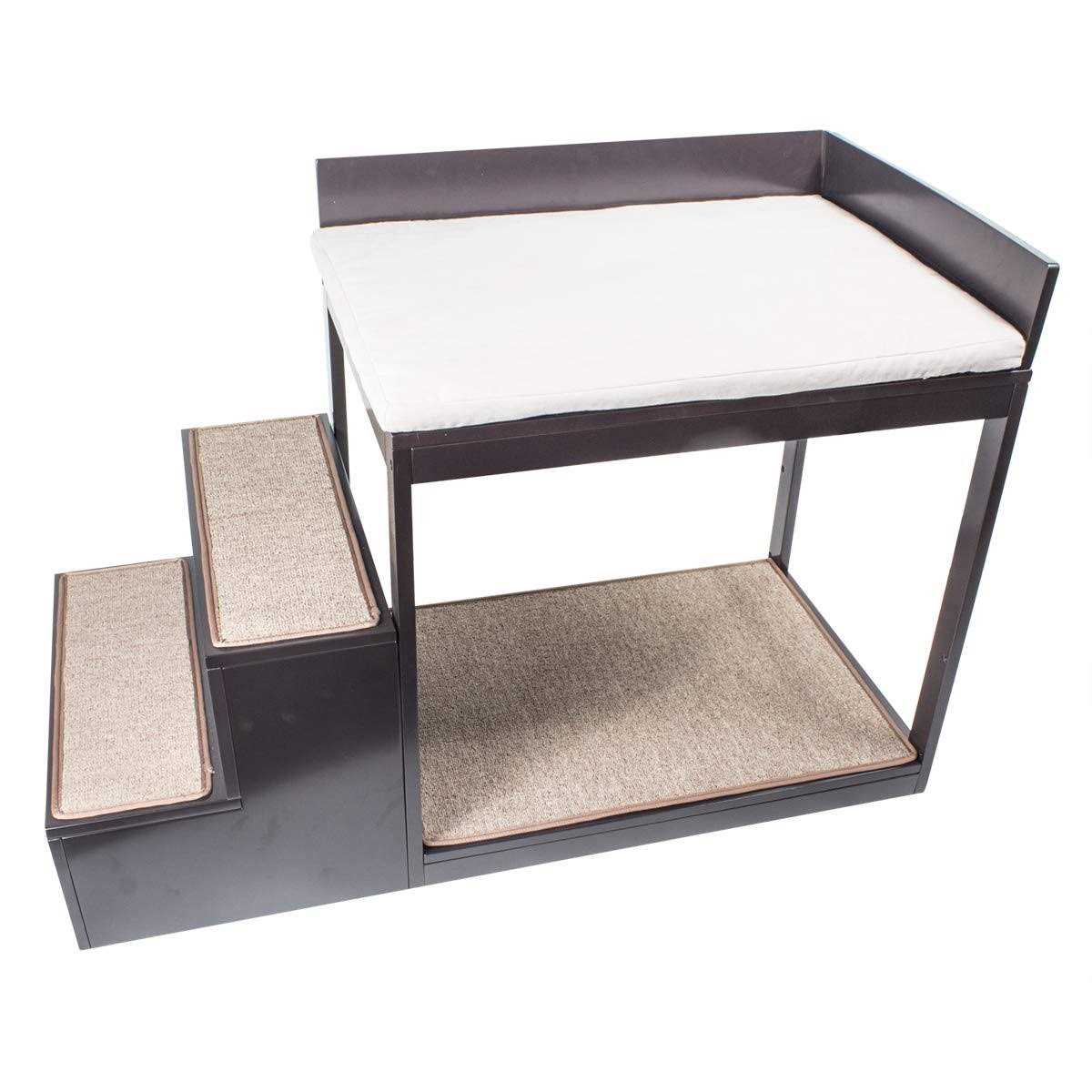 Penn-Plax DOGF60 Buddy Bunk Multi-Level Bed &amp; Step System for Dogs Cats - Pet Supplies online store