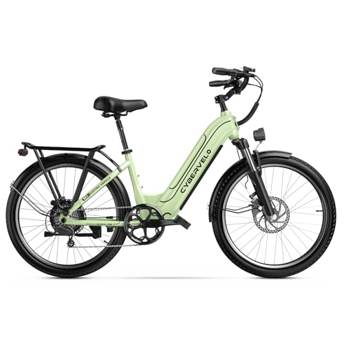 DriftGod 26" Electric Bike for Adults – Powerful 1000W Motor, 48V Removable Battery, 7-Speed, Front Suspension & LCD Display – Commuter and Mountain EBike for Women