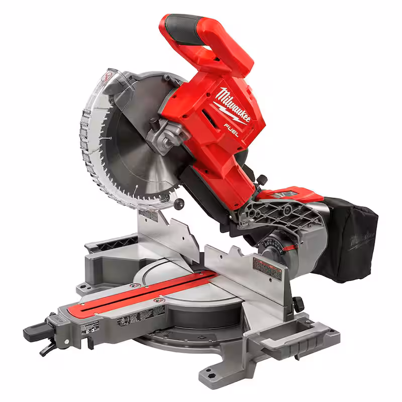 M18 FUEL 18V Lithium-Ion Brushless 10 in. Cordless Dual Bevel Sliding Compound Miter Saw with Compact Router