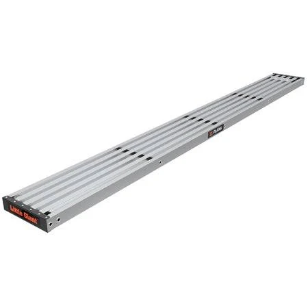 Little Giant Ladder Systems, 10& Aluminum Plank, 500 lbs. Weight Capacity, Ladder Accessory, Silver