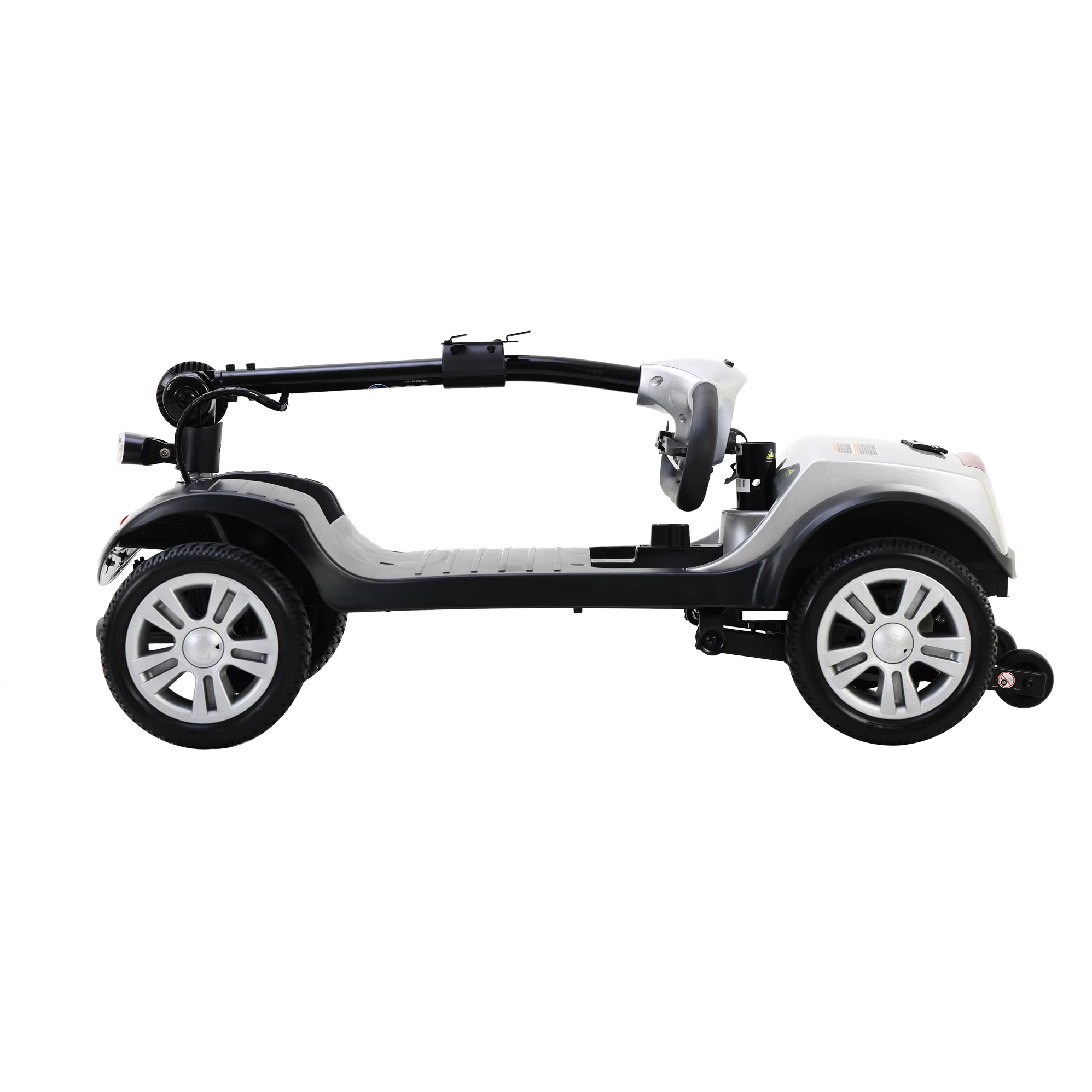 Travel Mobility Scooter, Heavy Duty Electric Scooters with 4 Anti-Tip Wheels, Compact Lightweight Mobility Scooters for Senior Adults Elderly, Foldable Mobility Scooter, Holds 300lbs, Purple