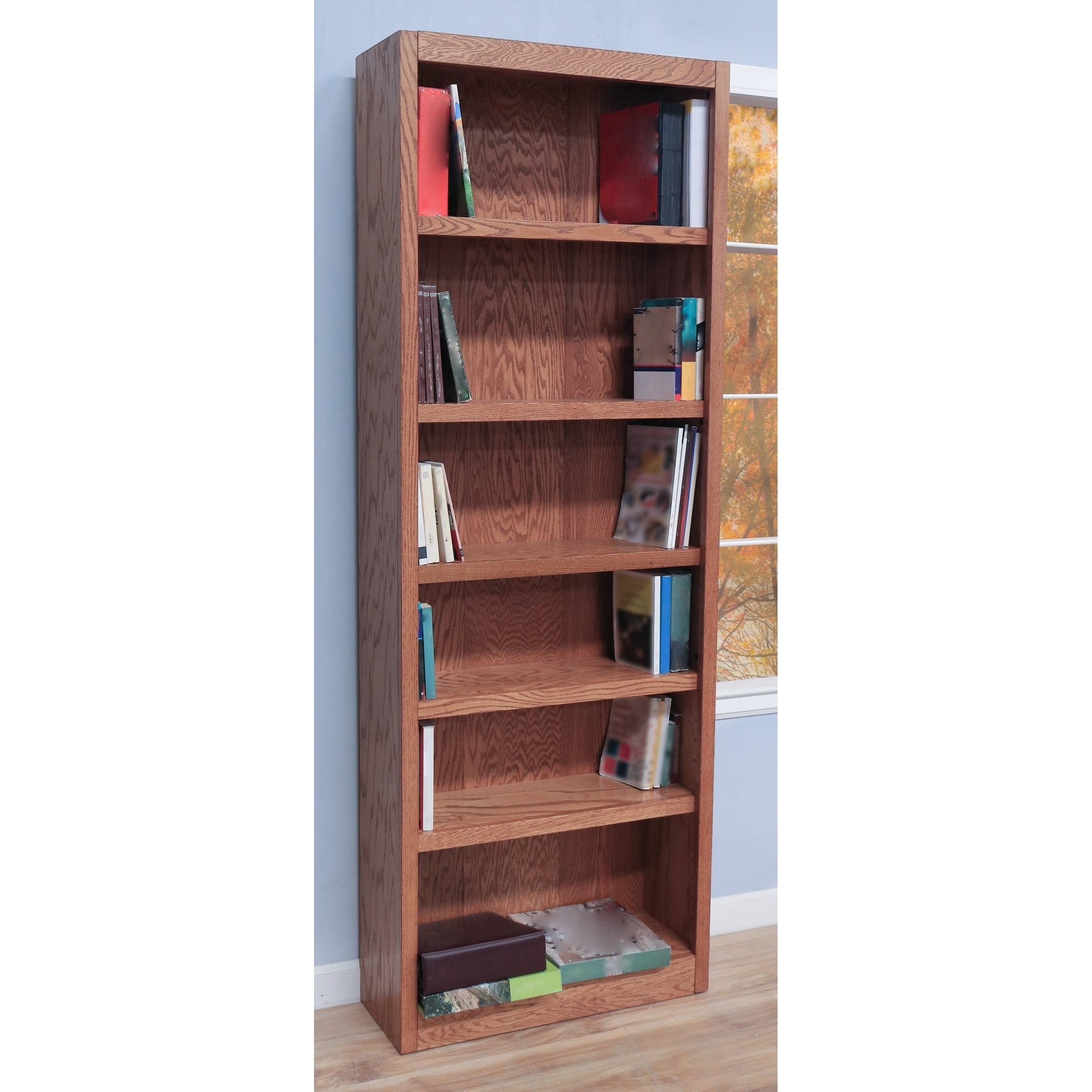 Concepts in Wood Bookcase 6 Shelves Cherry