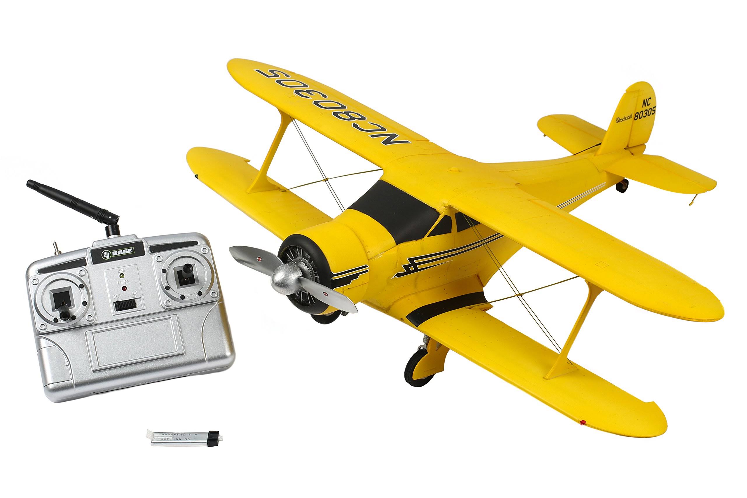 Rage RC RGRA1109 Beechcraft Model 17 Staggerwing Micro RTF