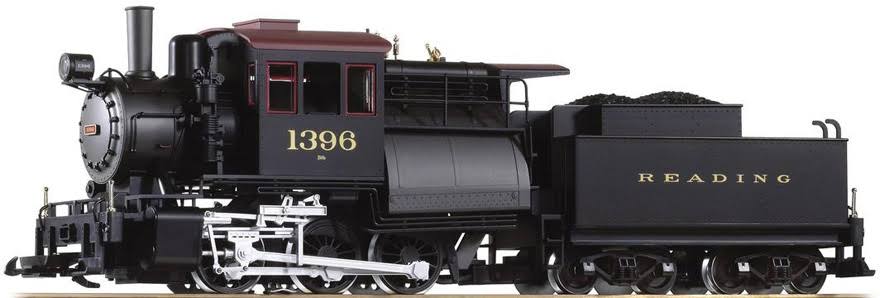Piko G Scale Model Trains - RDG Camelback 0-6-0 Locomotive 1396 - 38244