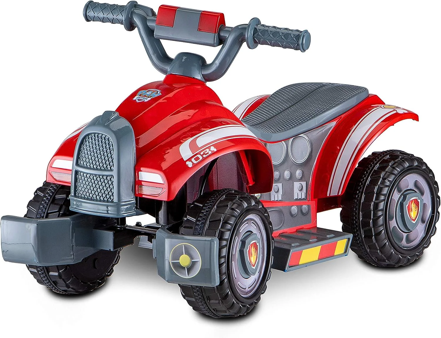 Kid Trax Nickelodeon's Paw Patrol Marshall Toddler 6 Volts Quad Electric Ride-on Toy, 18-30 Months