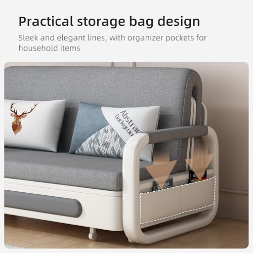 Sofa Bed -Pull Out Sofa Bed futon -Sleeper couches for Living Room-Suitable for Small Space, RV Sofa Bed, Lounge (34.6" D x 62.2" W x 34.2" H)