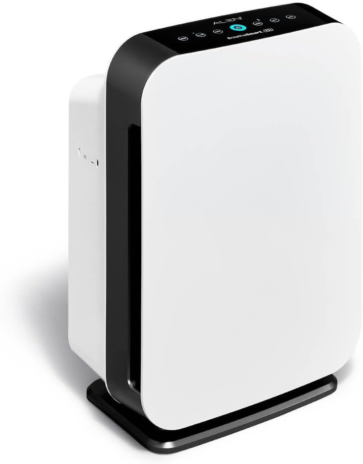 Alen Air Purifer BreatheSmart 75i HEPA w/ Pure Filter for Large Rooms up to 2600 Sq. Ft. - Perfect for Living Room & Kitchen - Captures Allergens, Dust, & Mold - White