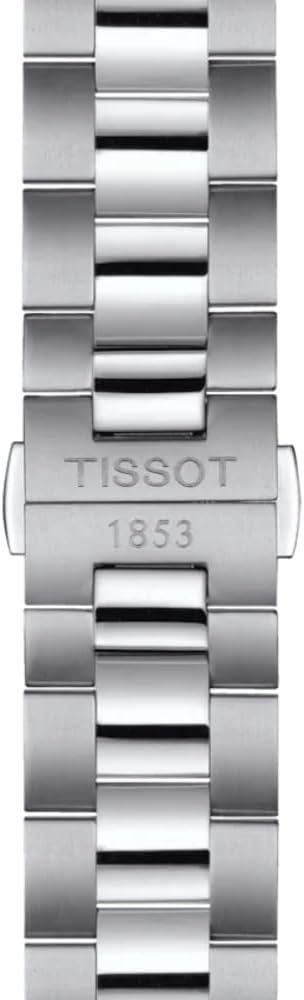 Tissot mens Gentleman Stainless Steel Dress Watch Grey T1274071105100